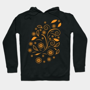 Fantasy flowers and leaves Hoodie